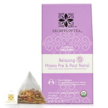 Secrets Of Tea Pregnancy Must Haves prenatal Vitamin, Stress Relief Tea, Pregnancy Nausea Tea