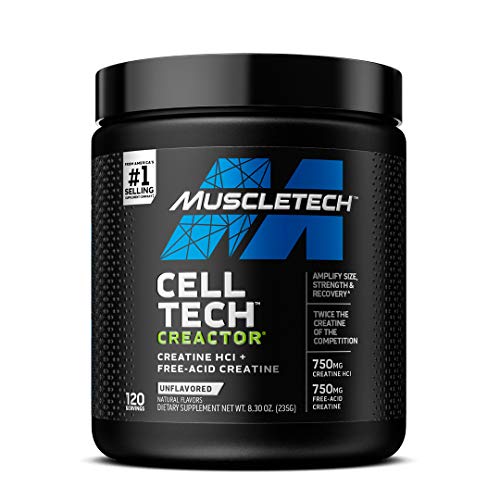 MuscleTech Whey Protein Powder Nitro-Tech - Isolate & Peptides & Cell-Tech Creactor