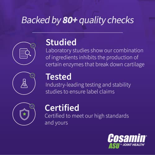 Cosamin ASU Joint Health Supplement - Advanced, Faster-Acting Formula, 90 Capsules