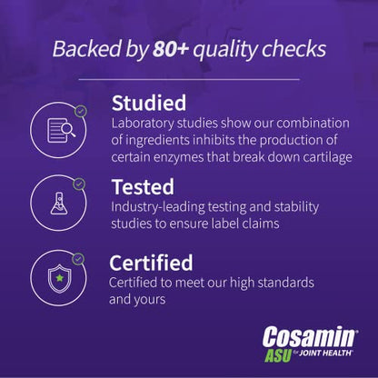 Cosamin ASU Joint Health Supplement - Advanced, Faster-Acting Formula, 90 Capsules