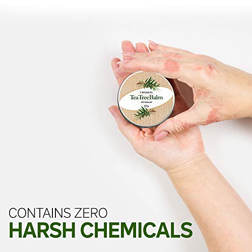 TEA TREE OIL BALM -100% All Natural - Great Cream for Soothing Irritations like Eczema