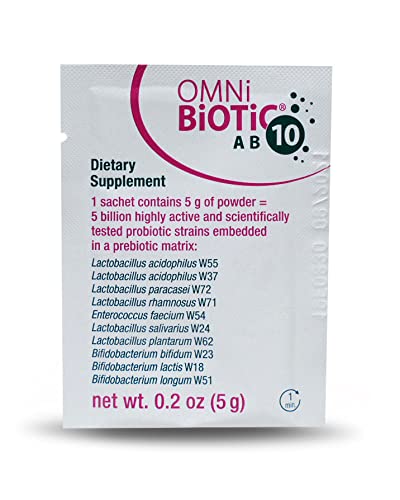 OMNi BiOTiC AB 10 - Clinically Tested Restorative Probiotic - Supports & Restores Gut Flora & Digestion