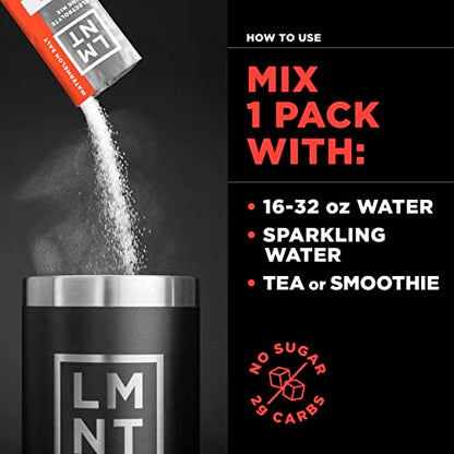 LMNT Zero-Sugar Electrolytes - Variety Salt - Hydration Powder Packets - No Dodgy Ingred