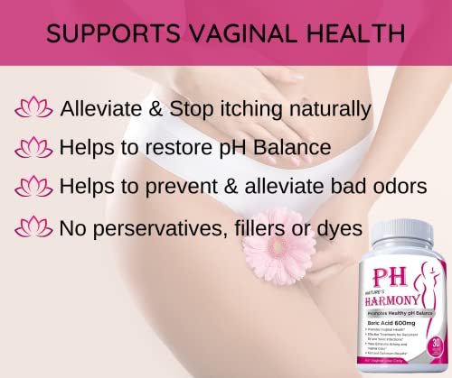 N'More Harmony 600MG Vaginal Suppositories Yeast Infection + 1 Suppository Applicator BV