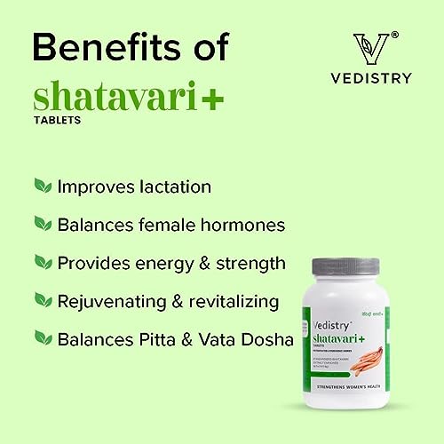 OTAA Vedistry Shatavari + with Piperine for Better Absorption - Balance Female Hormones
