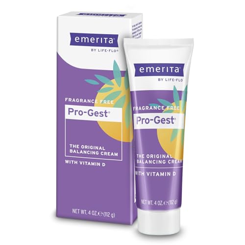 Emerita Pro-Gest Balancing Cream with Vitamin D3 | USP Progesterone Cream from Wild Yam