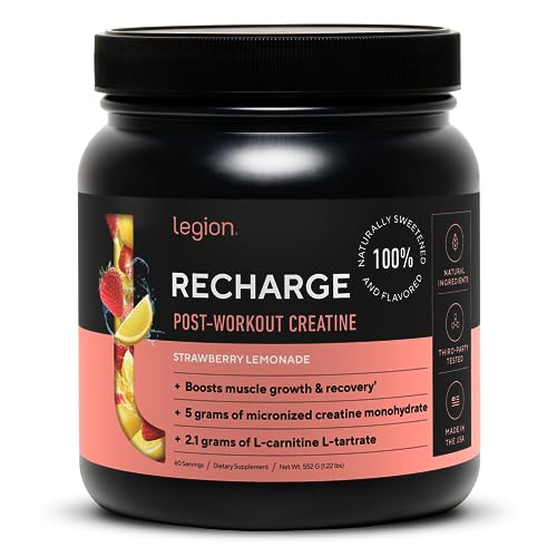 Legion Recharge Post Workout Supplement - All Natural Muscle Builder & Recovery Drink 