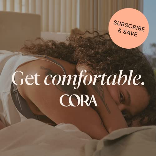 Cora Organic Applicator Tampons - Super Absorbency - 100% Organic Cotton, Unscented