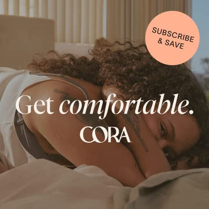 Cora Organic Applicator Tampons - Super Absorbency - 100% Organic Cotton, Unscented