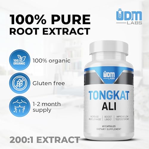 UDMLABS TonAli Capsules - 200:1 Extract - 60 Capsules