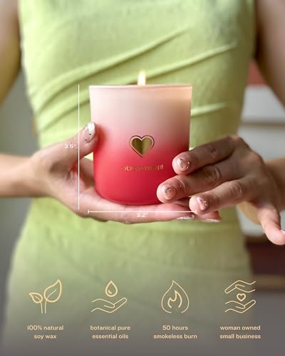 Inspired Picks Refreshing Green Candle - Wood Sage & Sea Salt w/Gold Stemmed Leaves Symbol