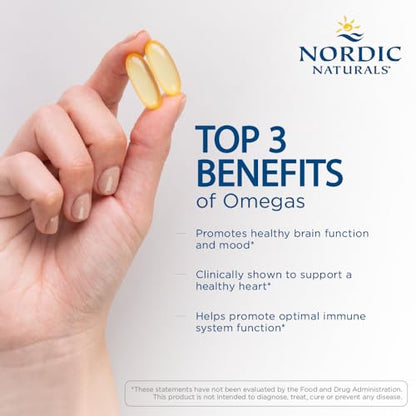 Nordic Naturals Ultimate Omega, Lemon Flavor - 60 Soft Gels - 1280 mg Omega-3