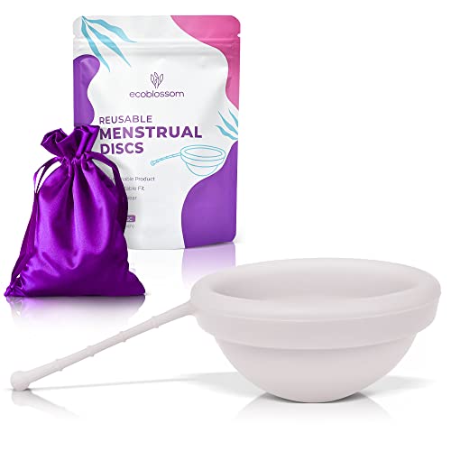 EcoBlossom Reusable Menstrual Disc with Removal String - The Most Reliable Medical Grade Silicone