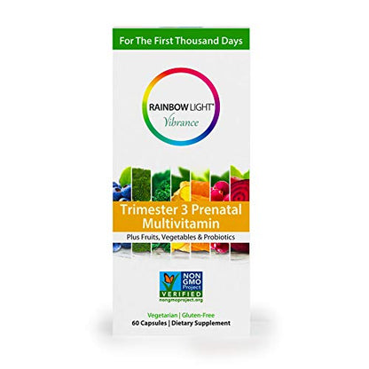 Rainbow Light Vibrance Trimester 3 Prenatal Multivitamin - 60 Count