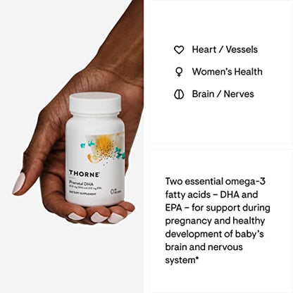 THORNE Comprehensive Prenatal Bundle: Women's Basic Prenatal Multi & DHA - Baby’s Brain, Health
