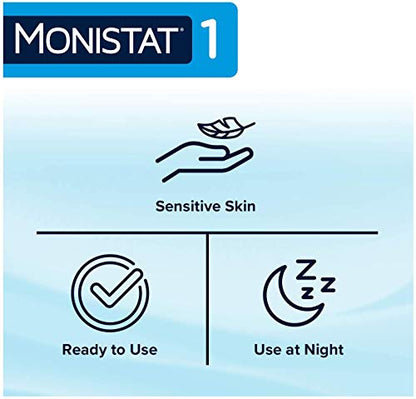Monistat 1-Day Yeast Infection Treatment, Prefilled Applicator, 1 ea