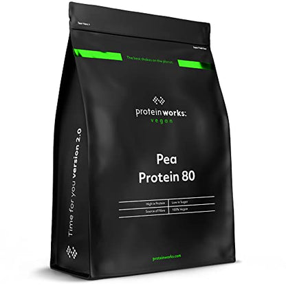 Protein Works - Pea Protein Isolate Protein Powder - 100% Plant-Based & Natural