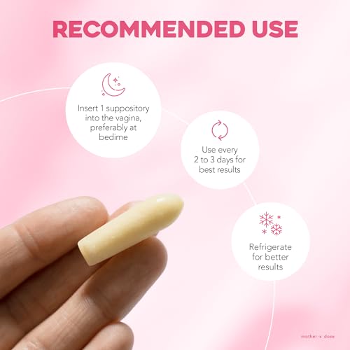 Mother's Dose Hyaluronic Acid Suppository HydraDose- Hormone Free Moisturizer