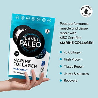 Pure Marine Collagen Powder (60 Servings, 450g) - for Healthy Skin, Hair and Nails, and Gut Health