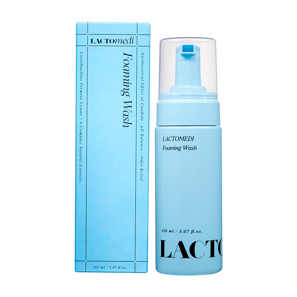 LACTOMEDI Feminine Foaming Wash | Gentle Foam Cleanser for Intimate Hygiene | pH-Balanced Formula