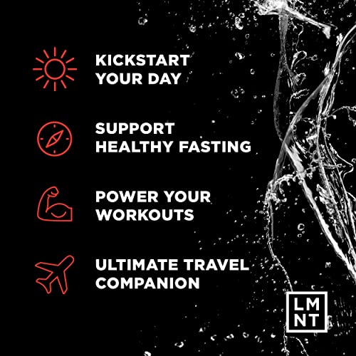 LMNT Keto Electrolyte Powder Packets - Paleo Hydration Powder - No Sugar, No Artificial