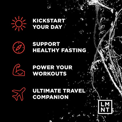 LMNT Keto Electrolyte Powder Packets - Paleo Hydration Powder - No Sugar, No Artificial