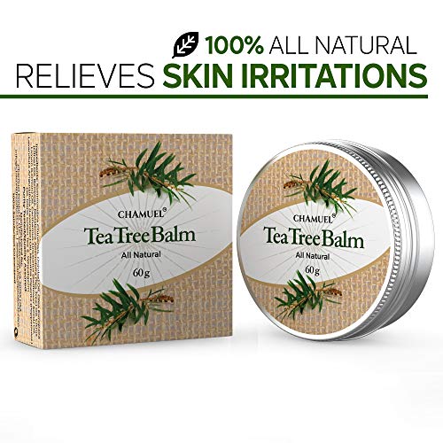 TEA TREE OIL BALM -100% All Natural - Great Cream for Soothing Irritations like Eczema