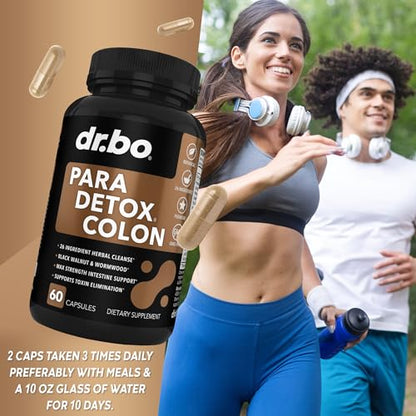 Colon Cleanse Pills Body Detox - Intestinal Guard Cleanser for Stomach - Natural Weight