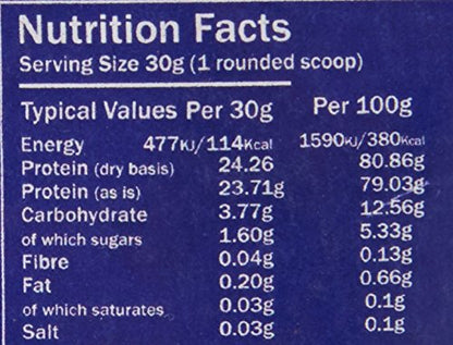 Premium Whey Protein Powder 1kg & 5kg - Supports Lean Muscle Growth - Nutritional Supplement