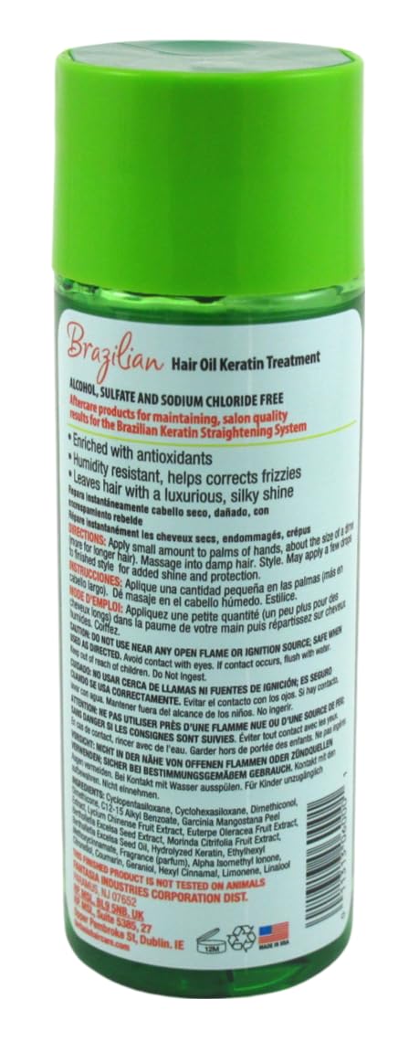 Fantasia Ic Hair Oil Brazilian Keratin Treatment 6 Ounce (Pack of 2)