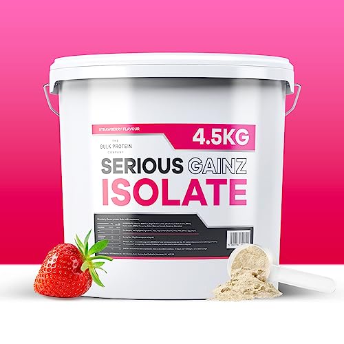 The Bulk Protein Company, Serious Gainz Isolate - 4.5kg - Whey Protein Powder