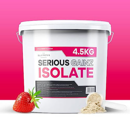 The Bulk Protein Company, Serious Gainz Isolate - 4.5kg - Whey Protein Powder