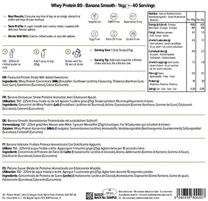 Protein Works - Whey Protein 80 Powder - Low Calorie Protein Shake - Whey Protein Shake