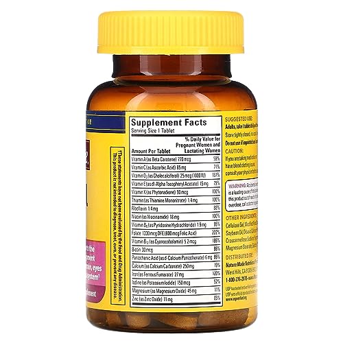Nature Made Prenatal Multi Dietary Supplement , 90 Tablets ea ( Pack of 2)