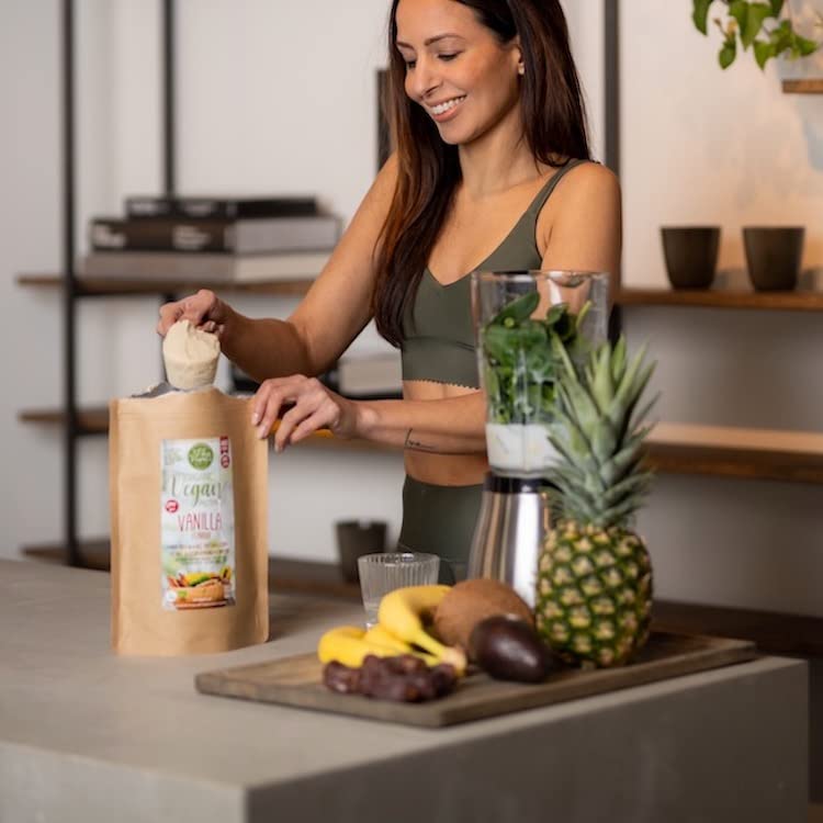 Ekopura Natural Vegan Protein - Vanilla - 500g - 75% Protein - Free from Allergens