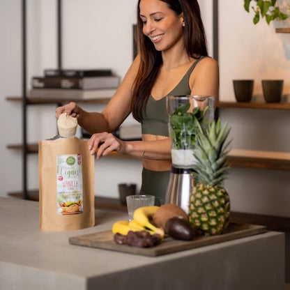 Ekopura Natural Vegan Protein - Vanilla - 500g - 75% Protein - Free from Allergens