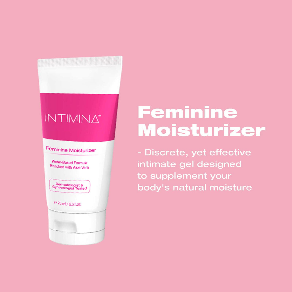 Intimina Feminine Moisturizer - Vaginal Moisturizer - Personal Lubricant for Women Water Based Lubrication
