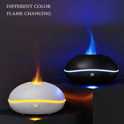 Lotnafee Colorful Flame Fire Diffuser Humidifier, Upgraded Scent Diffuser for Essential Oils Home,Office,Yoga