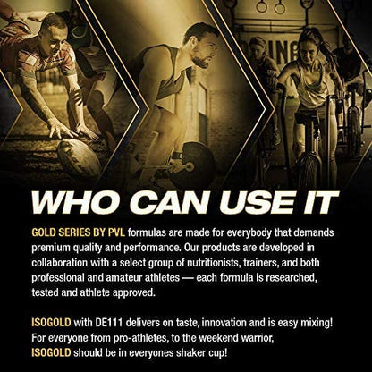 PVL ISO Gold - Grass Fed - Premium Isolate 100% Whey Protein Shake - Orange Krush'd - 908 g