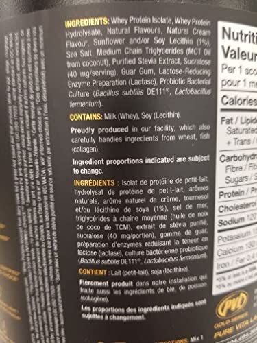 PVL ISO Gold - Grass Fed - Premium Isolate 100% Whey Protein Shake - Orange Krush'd - 908 g