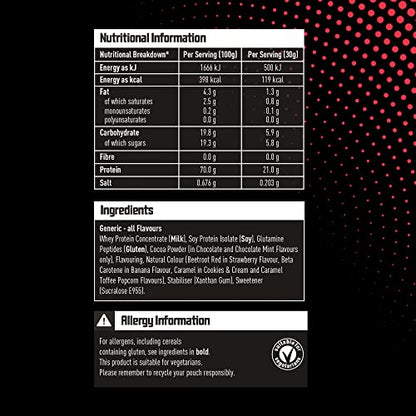 XL Nutrition Whey Protein - High Protein - Low Carbohydrates Protein Powder