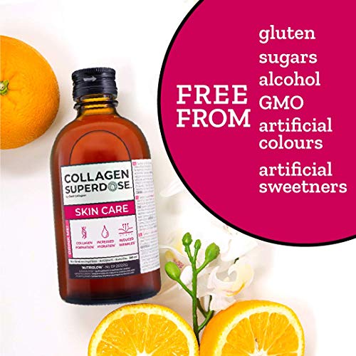 Collagen Superdose Skincare by Gold Collagen - Patented Liquid Collagen Peptides Supplement