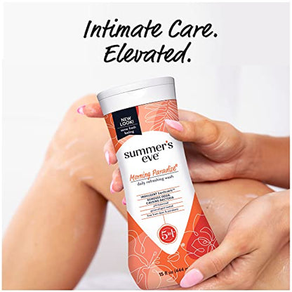 Summer's Eve Morning Paradise Daily Refreshing All Over Feminine Body Wash, Feminine Wash pH