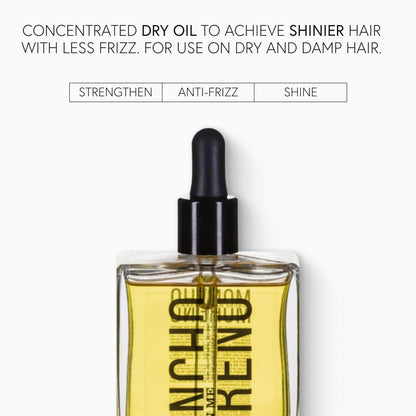 MONCHO MORENO Shine On Me - Anti-Frizz Hair Oil with Argan Oil & Vitamin E, Nourishing and Repairing Serum for Dry, Damaged & Frizzy Hair, Adds Softness and Shine (1.7 Fl Oz)
