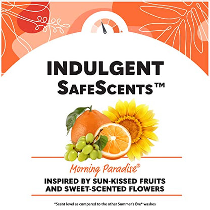 Summer's Eve Morning Paradise Daily Refreshing All Over Feminine Body Wash, Feminine Wash pH