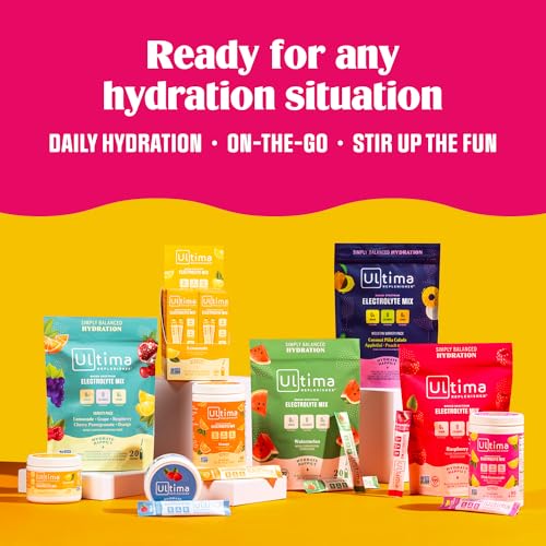 Ultima Replenisher Daily Electrolyte Drink Mix - Watermelon, 30 Servings - Hydration