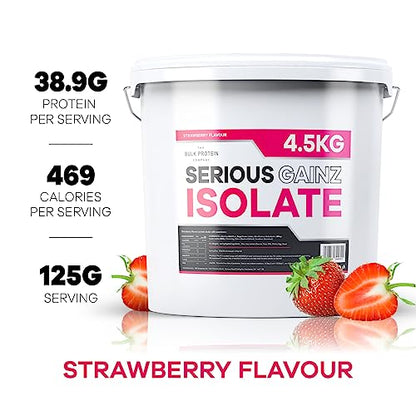 The Bulk Protein Company, Serious Gainz Isolate - 4.5kg - Whey Protein Powder