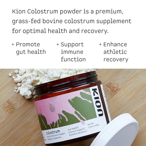 Kion Colostrum - Grass-Fed Bovine - Gut Health and Immune Support - 30 Servings