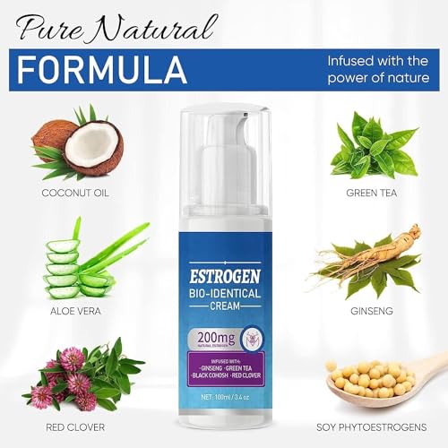 Topicy Estrogen Cream, Natural Estrogen Cream for Women, Menopause Relief, Body Balance Support