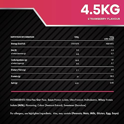 The Bulk Protein Company, Serious Gainz Isolate - 4.5kg - Whey Protein Powder